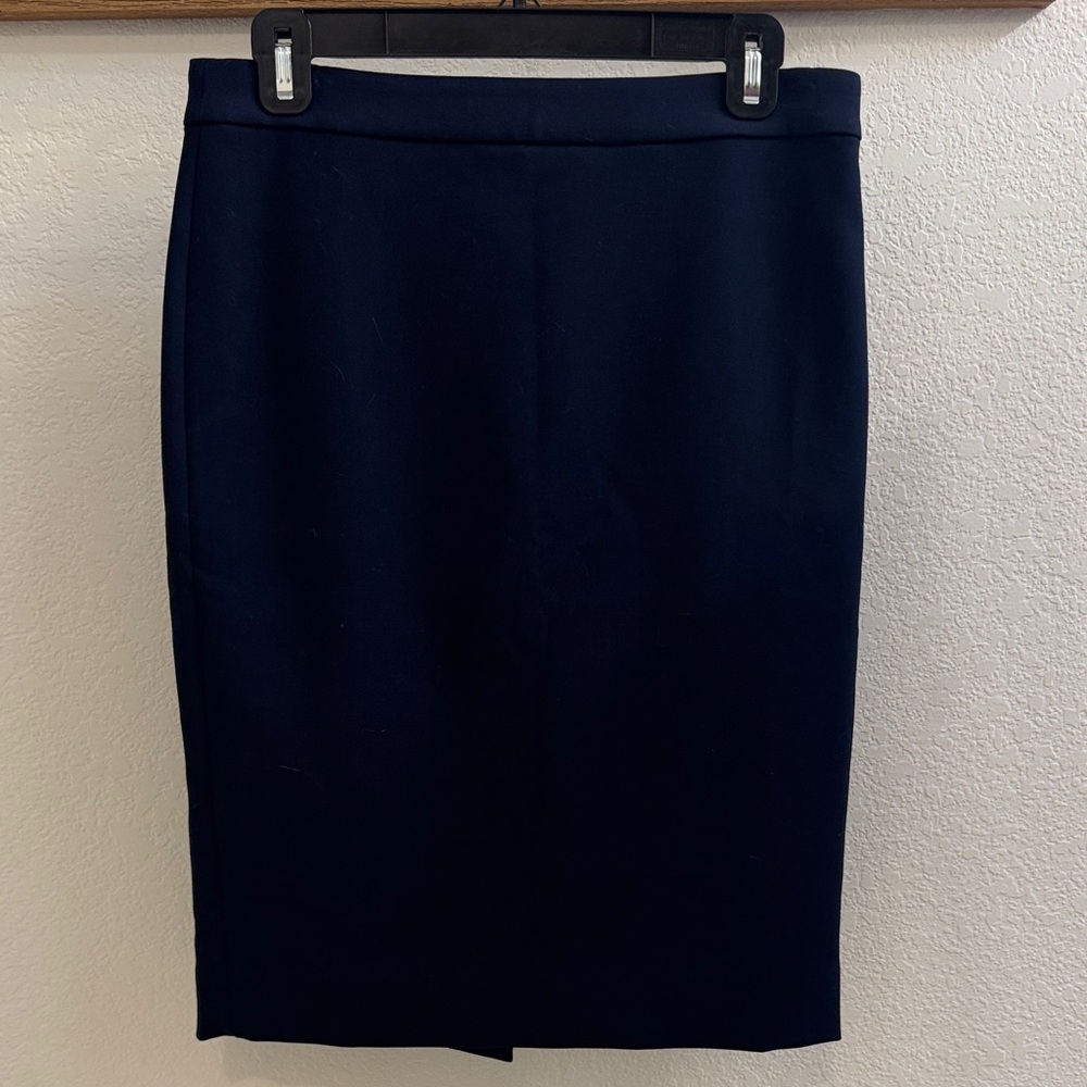J. Crew Classic Navy No.2 Pencil Skirt